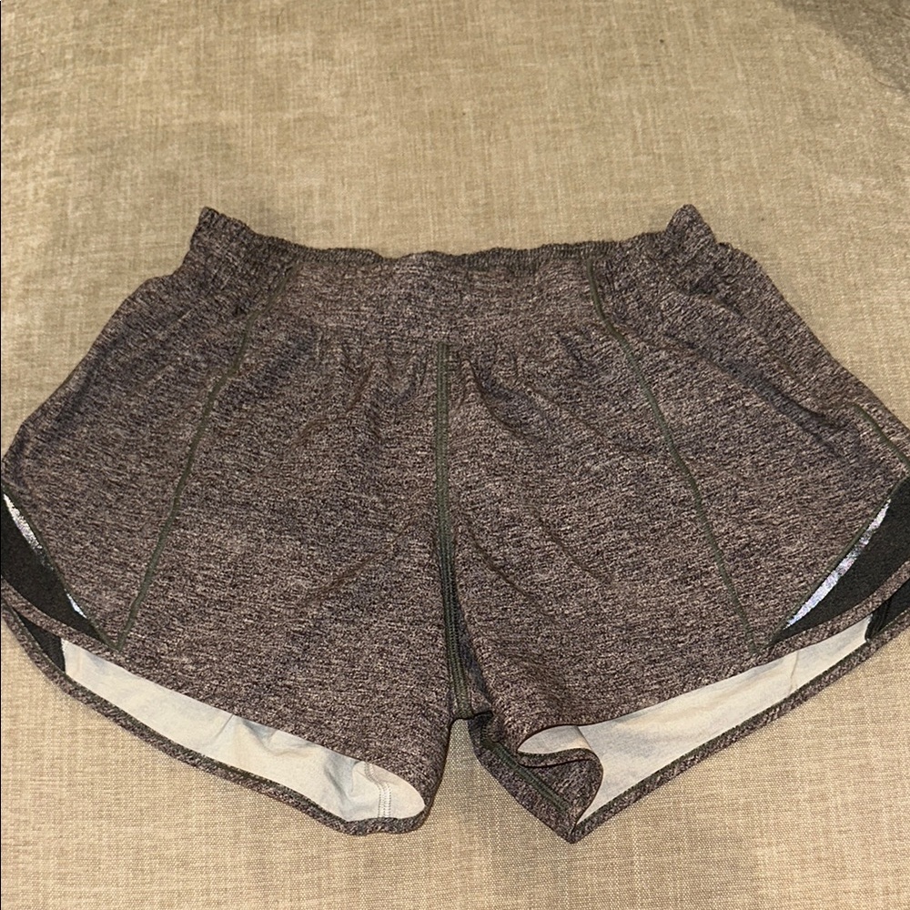 Lululemon Grey Heather Shorts 4” Size 6
